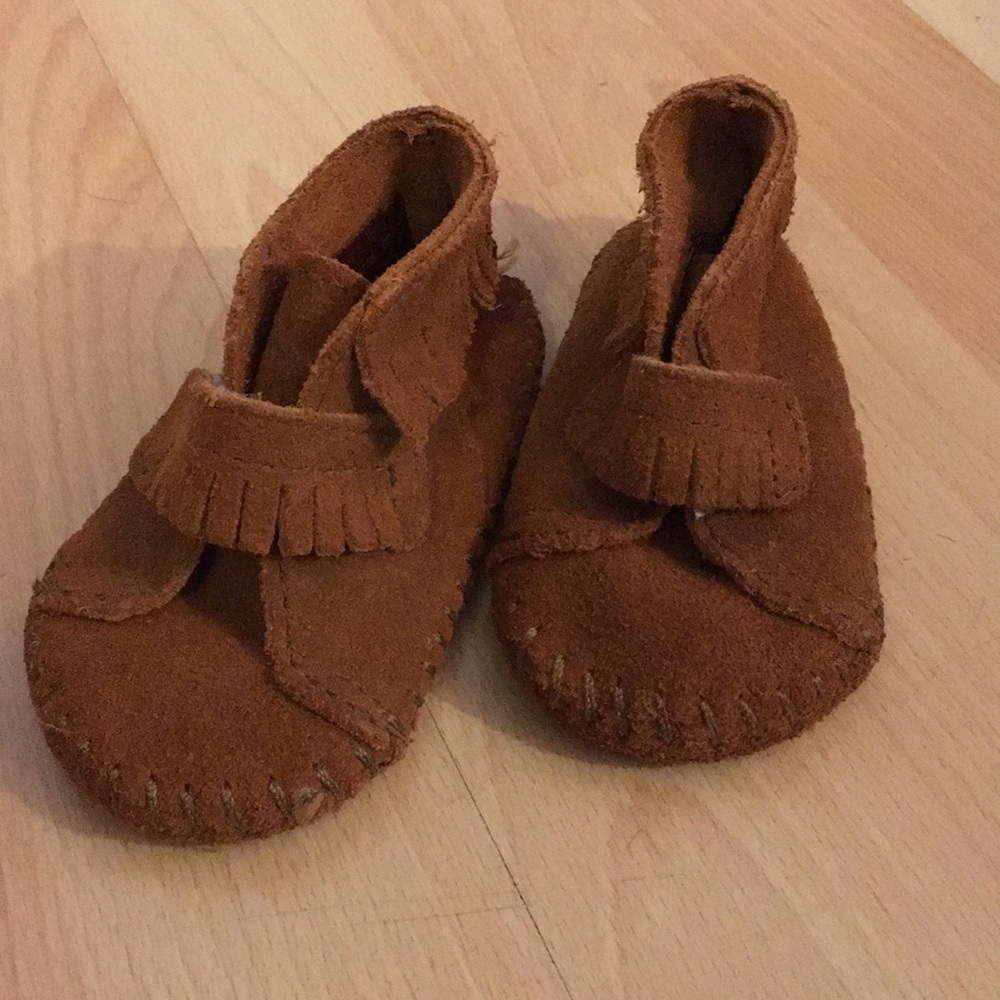 Baby moccasins NWOT!!!